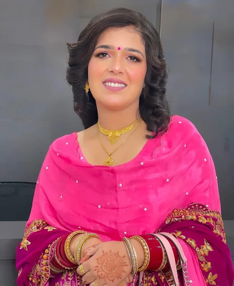 Shringaar salon Academy Sirsa party makeup 768x938