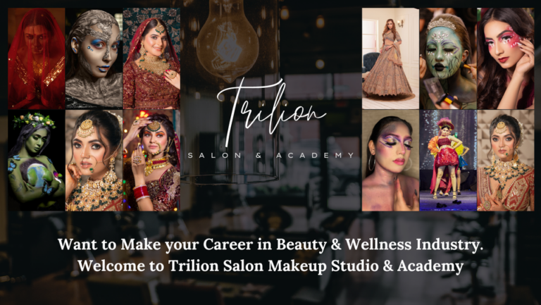 Trilion Salon Makeup Academy Sonipat logo 768x433