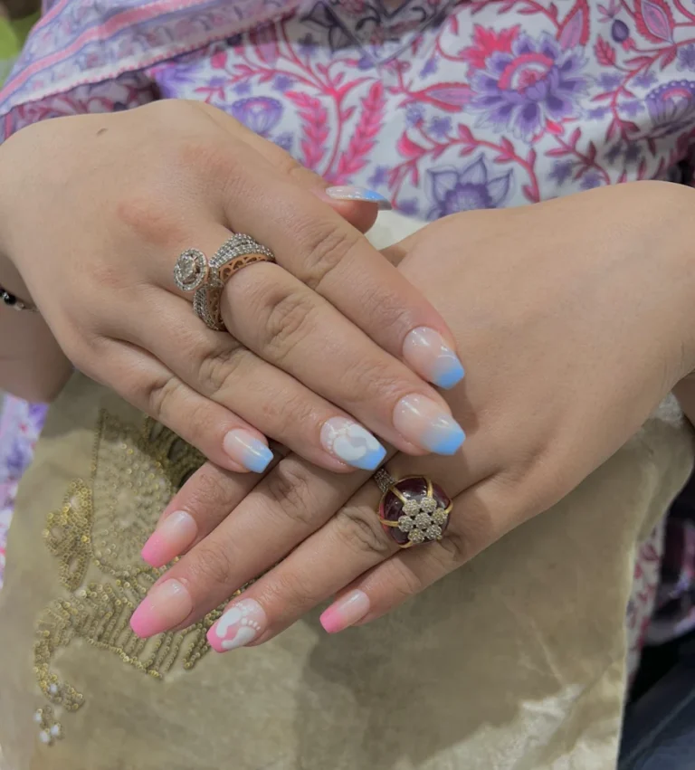 Twinkle Makeup Studio Sirsa nails 768x851