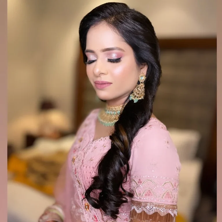 Twinkle Makeup Studio Sirsa party makeup 768x768