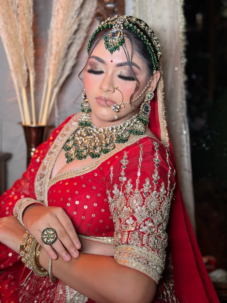 Vanshika Glamup Studio Kaithal bride