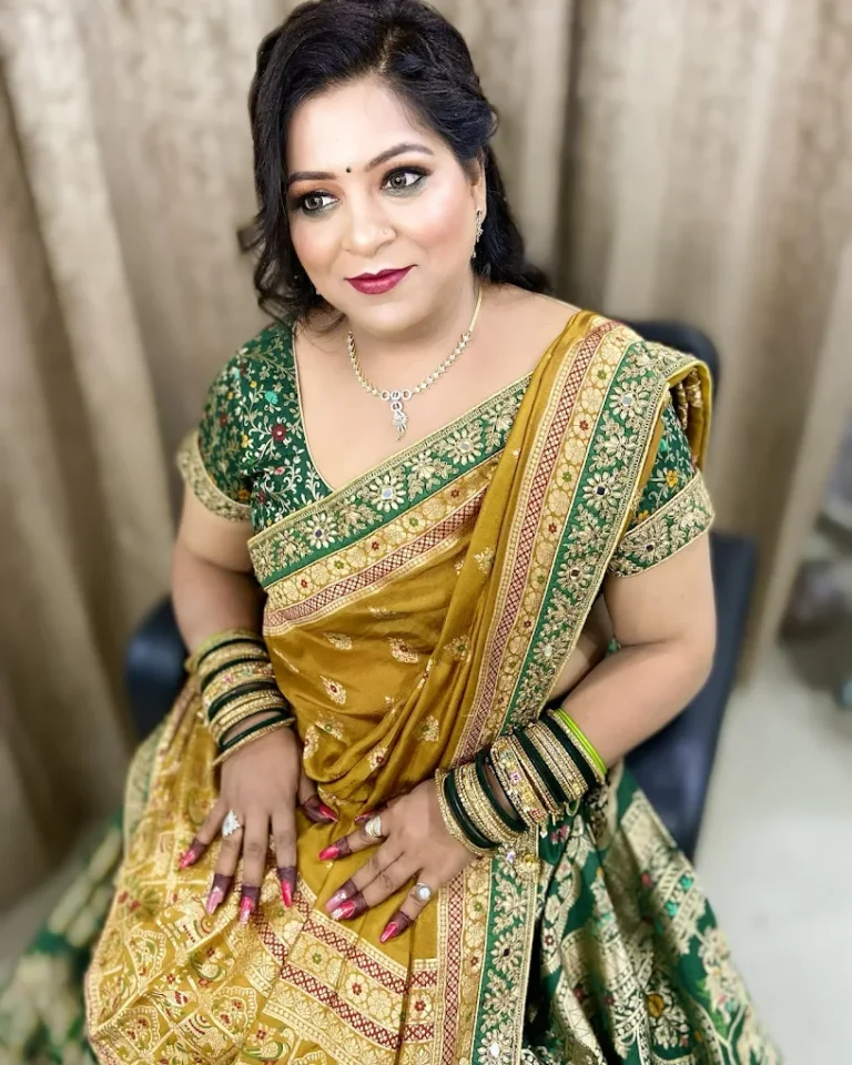 Anu Makeovers Beauty salon makeup Studio Faridabad party makeup 768x960