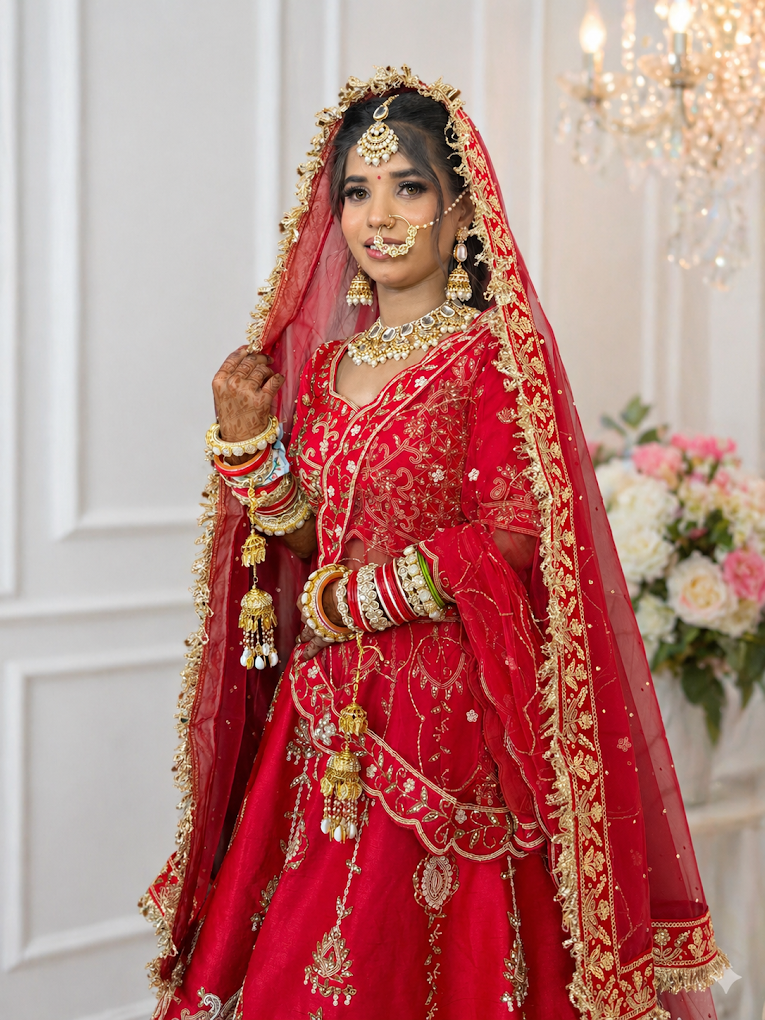 BM Studio Salon Academy Faridabad bride makeup