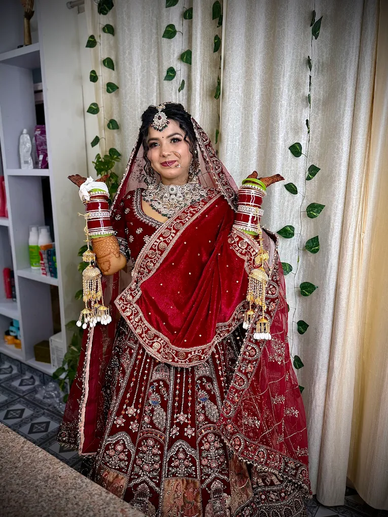 BM Studio Salon Academy Faridabad bride