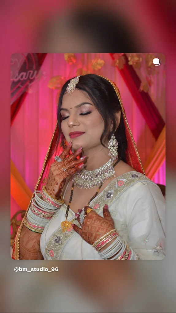 BM Studio Salon Academy Faridabad make up
