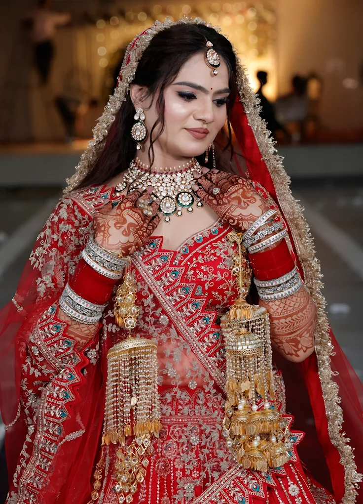 Brushed by wadhwas Salon faridabad bridal
