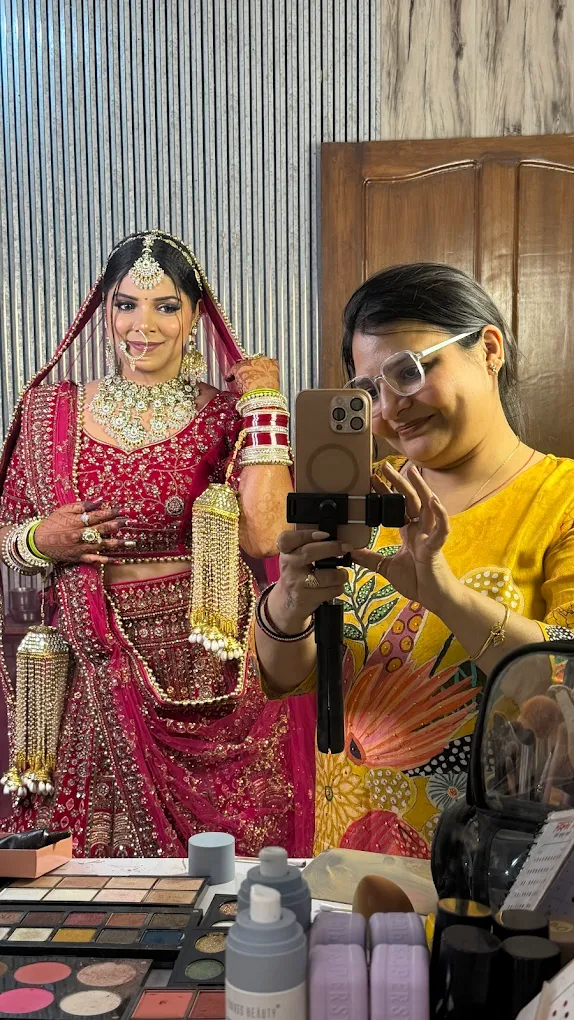 Charvi makeovers Training centre Faridabad bridal