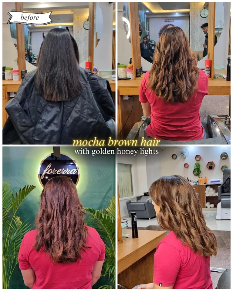 Forerra the salon faridabad hair colour 768x960