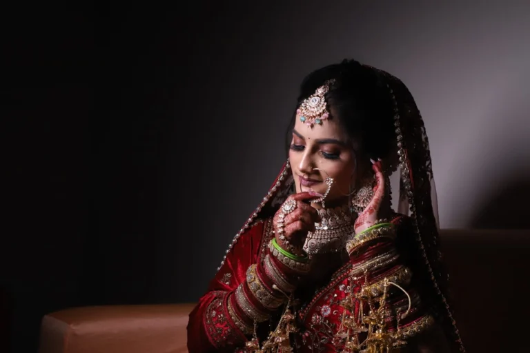 Get Glam with Pooja Salon Rewari bride 768x512