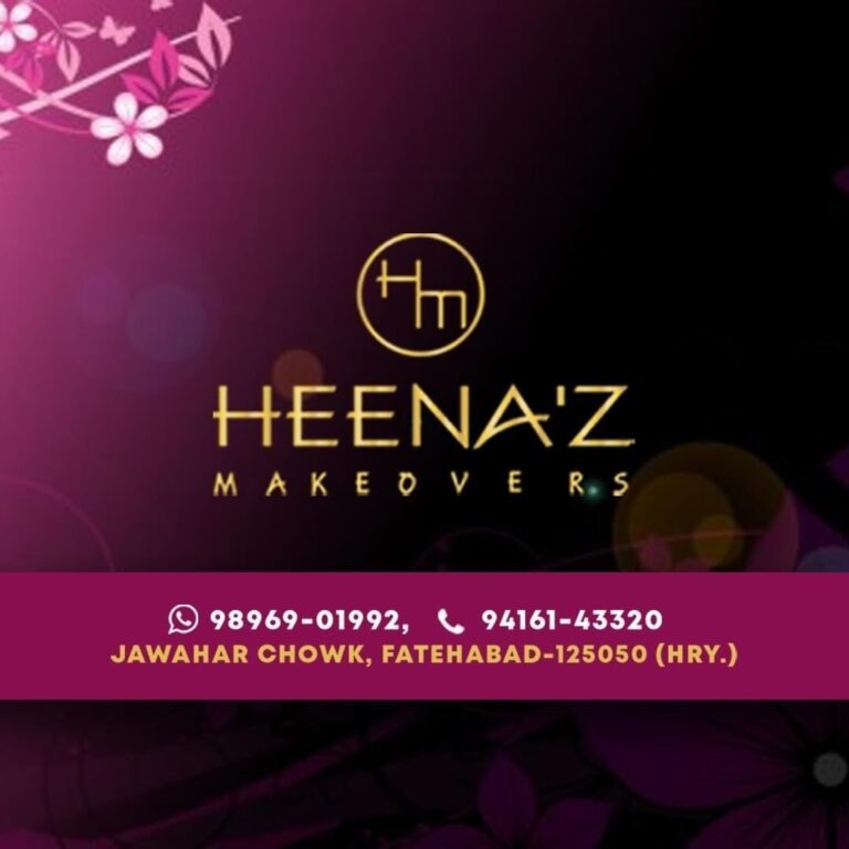 Heena beauty parlour Fatehabad logo 768x768