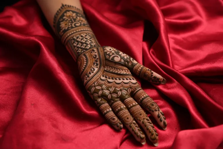Just Glam Makeup Studio Faridabad mehndi 768x512