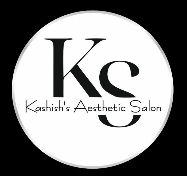 Kashishs Aesthetics salon Gohana logo 768x721