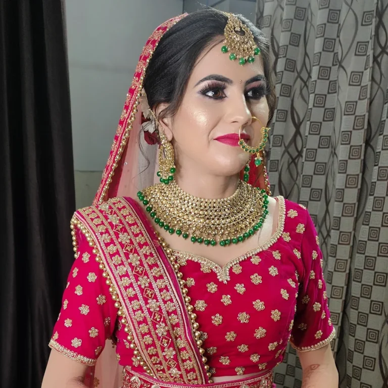 Kavita Beauty Salon Academy Rewari bride makeup 768x768