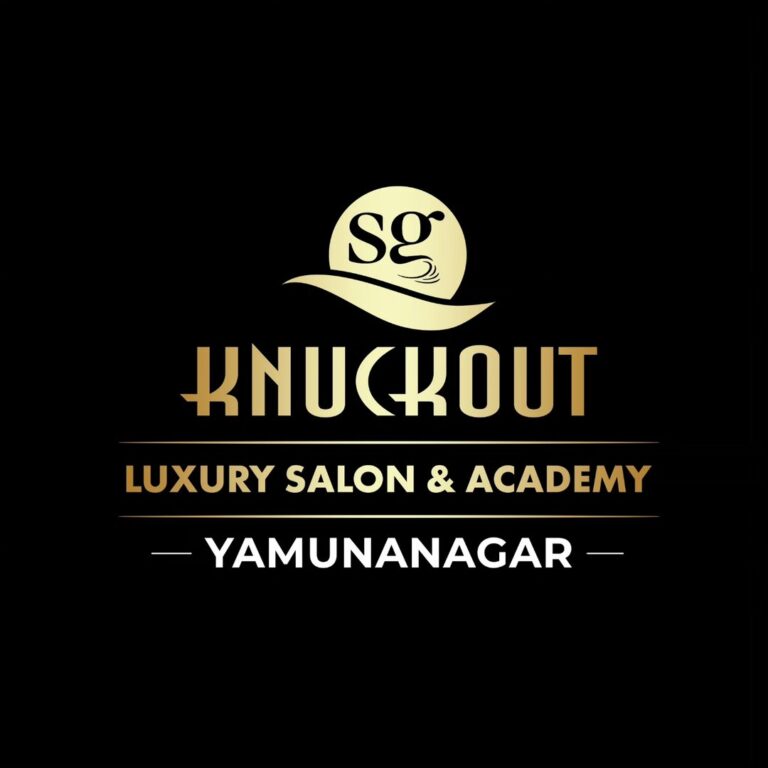 Knuckout Luxury Salon Yamunanagar logo 768x768
