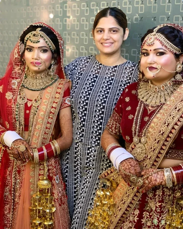 Krasiva Hair Beauty Makeup Studio Faridabad bridal 768x960