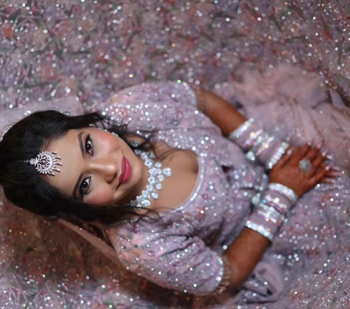 Liza beauty parlour training Centre faridabad engagement makeup
