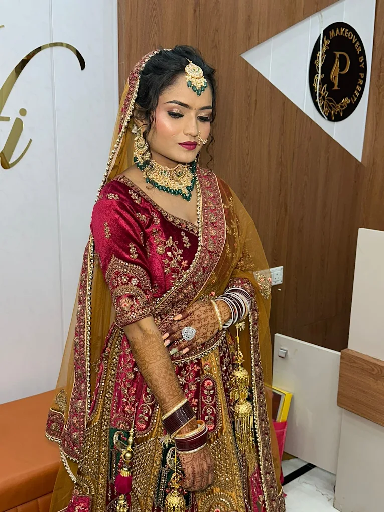 Makeover by preeti faridabad bridal