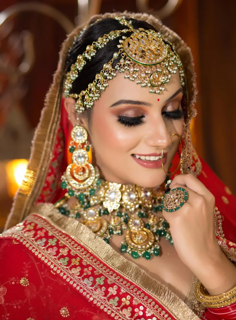 Makeover by preeti faridabad bride