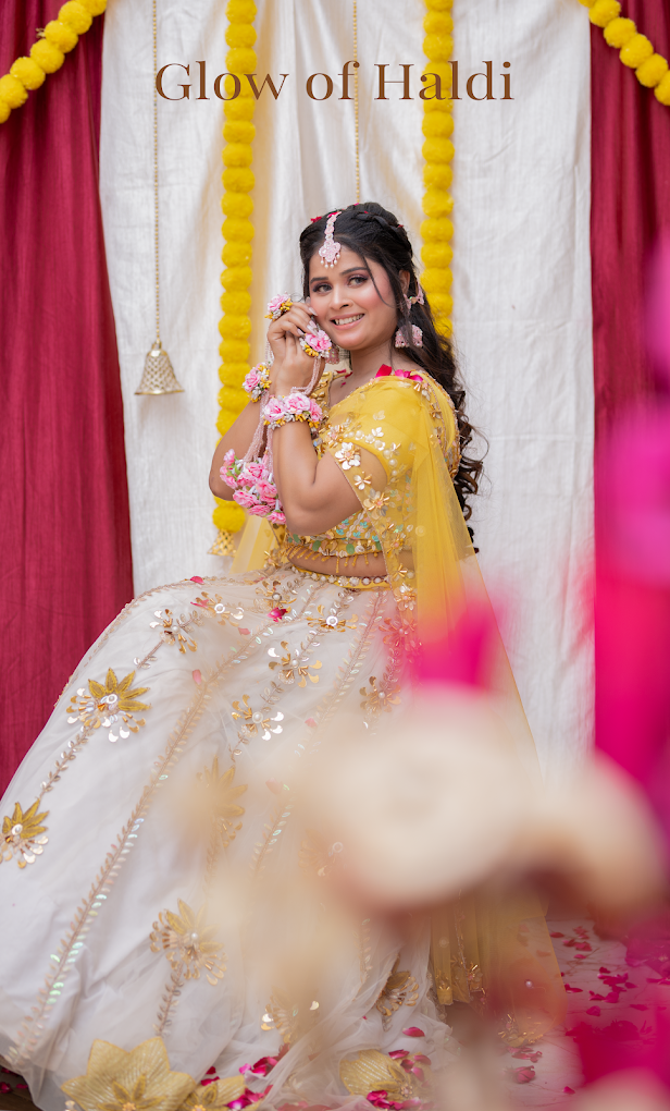 Makeup Studio by Lovely Faridabad haldi bride