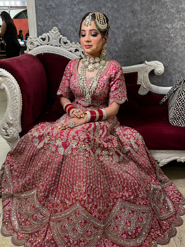 Makeup by Lavisha Arora Pinjore bride
