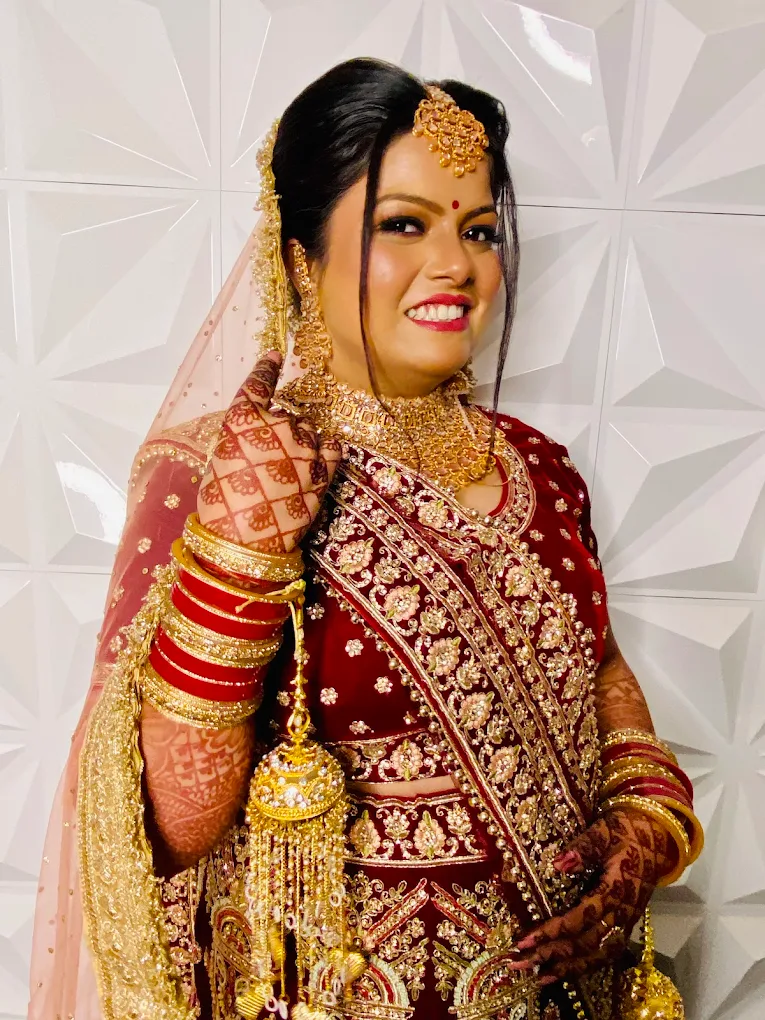 Manhar Makeovers Salon Pinjore bride