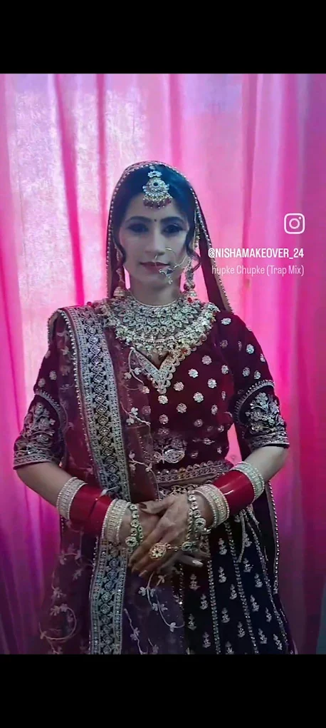 Nisha makeovers Yamunanagar bridal