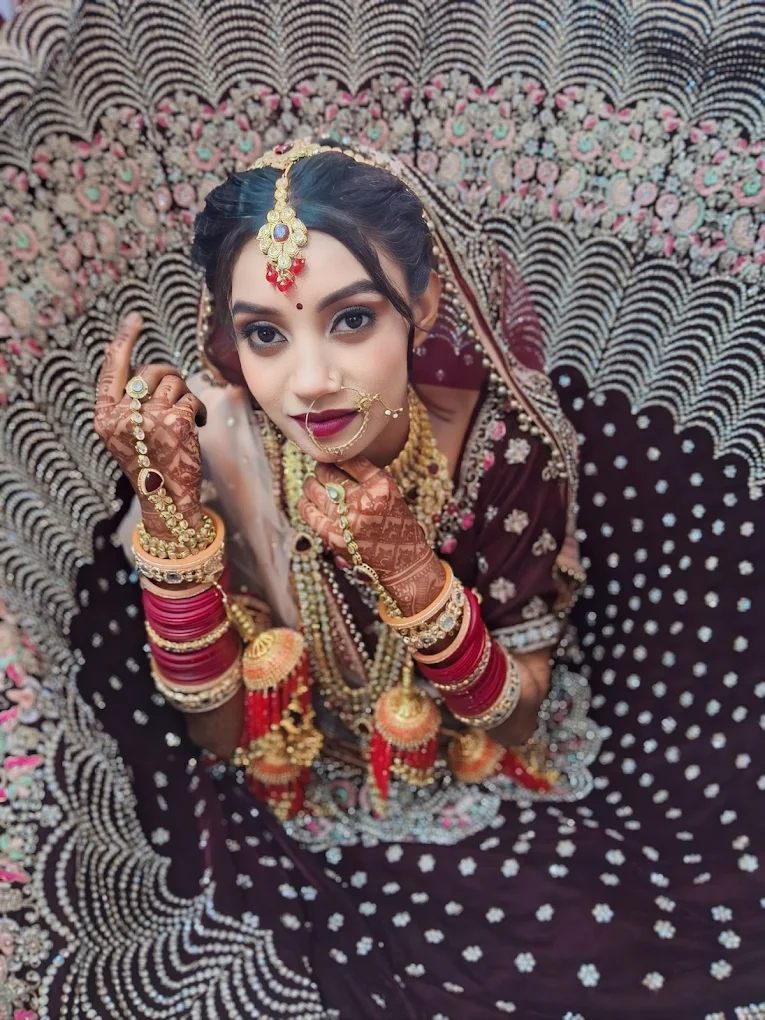 Nisha makeovers Yamunanagar bride