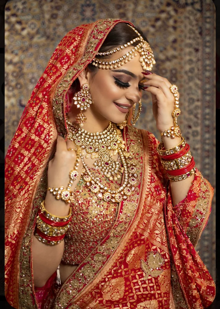 Red Rose Salon Tohana bride