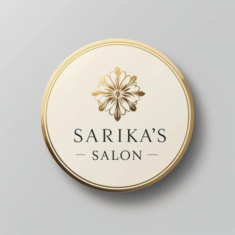 Sarikas salon Faridabad logo 768x768