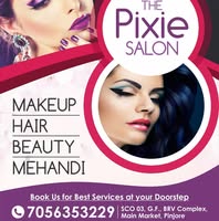 The Pixie Salon Pinjore logo