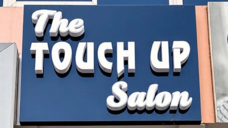 The Touch up Salon faridabad logo