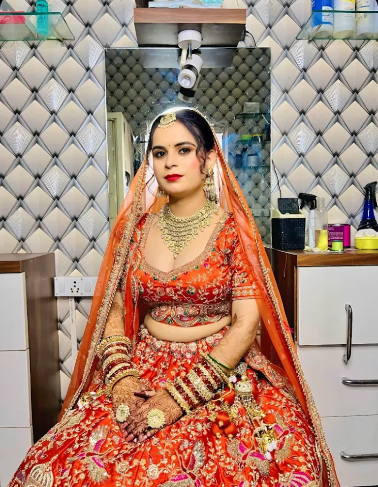 Wellness Beauty Salon Dharuhera bride makeup 768x989