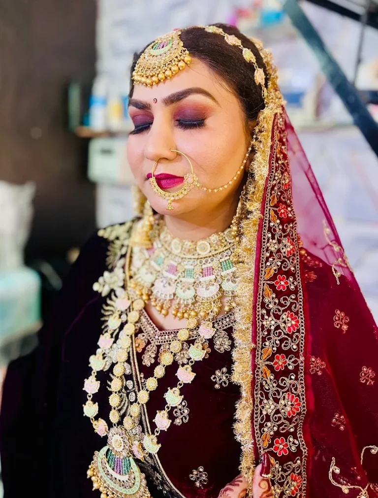 Aman Sanduria Makeovers Pehowa bride 768x1011