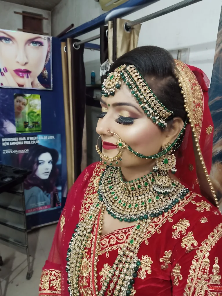 Paris Unisex Salon Shahbad bride