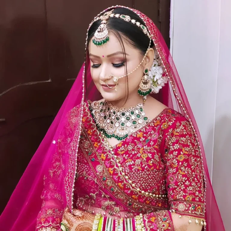 Pooja Makeovers Herbal Beauty Parlour Palwal bridal makeup 768x768
