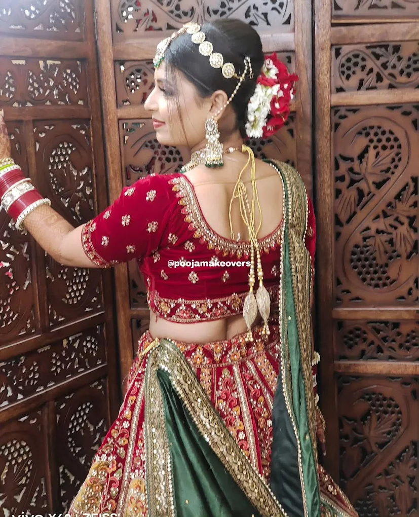 Pooja Makeovers Herbal Beauty Parlour Palwal bride makeup