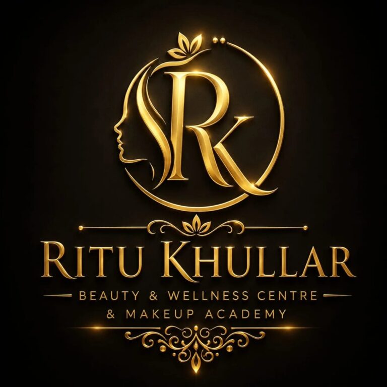 Ritu Khullar beauty welness center makeup academy Palwal logo 768x768