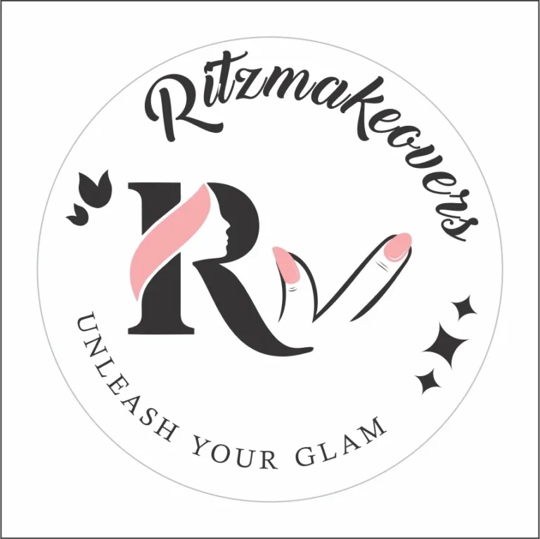 Ritz makeovers Studio and academy Shahbad logo 768x767