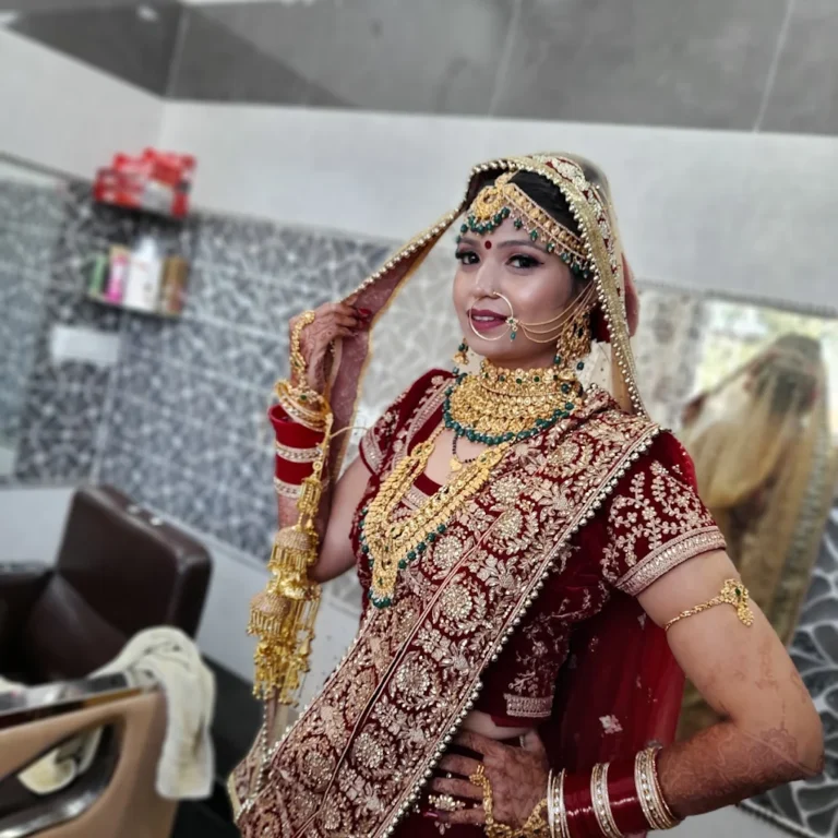 Shahanaz Beauty Salon Shahbad bride 768x768