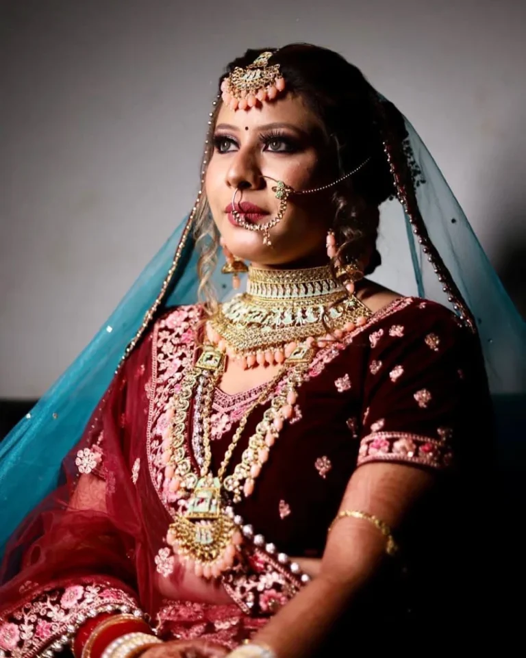 Sneha Beauty Point Palwal bride 768x961