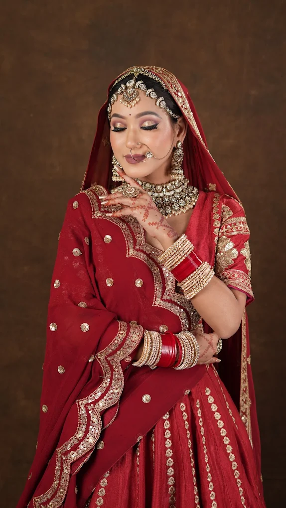 Sushma Makeup Artist Pehowa bride makeup