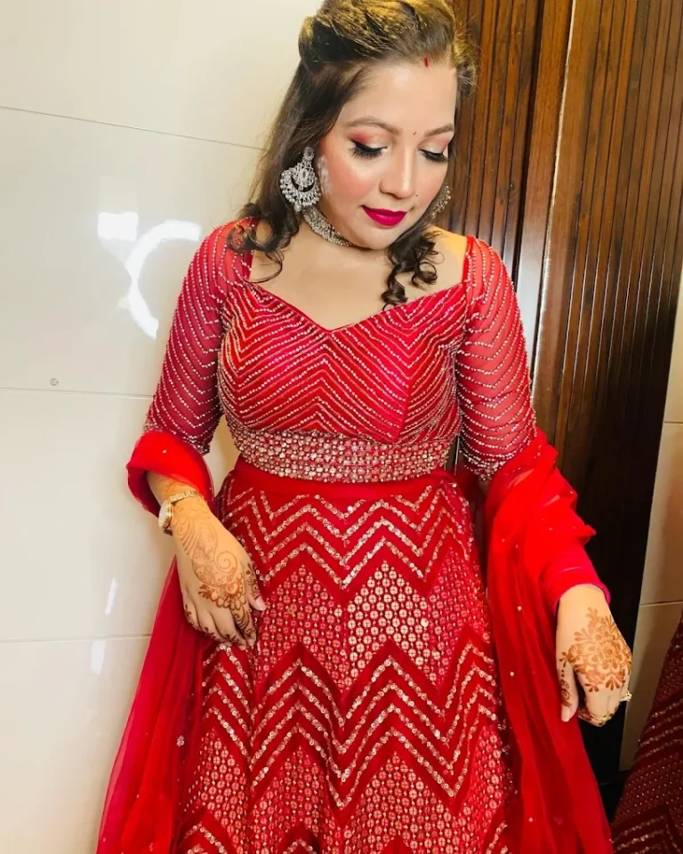 Vaishnavi The Makeup Studio pehowa makeupp 768x960