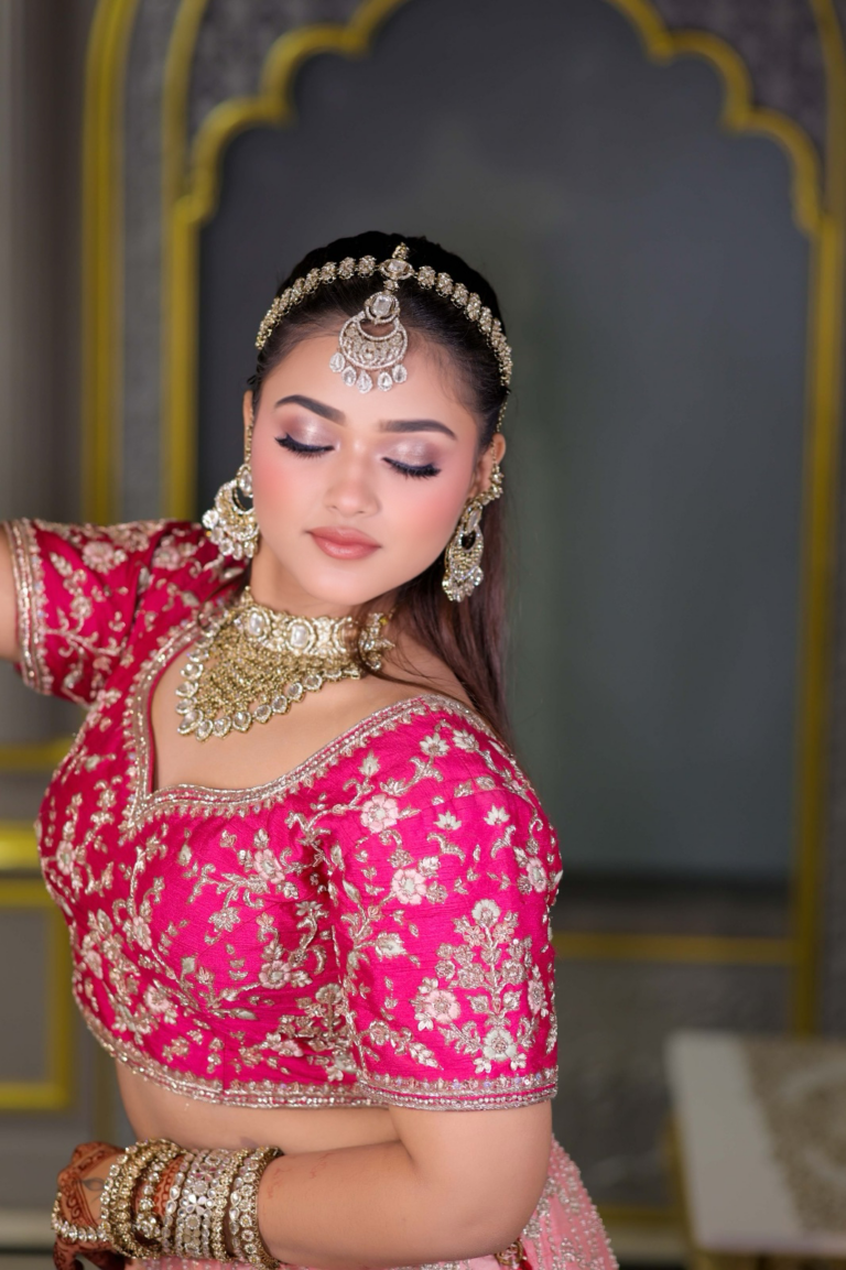 Freelance Makeup Artist in Varanasi Beauty island Bridal Makeup in Varanasi 768x1153