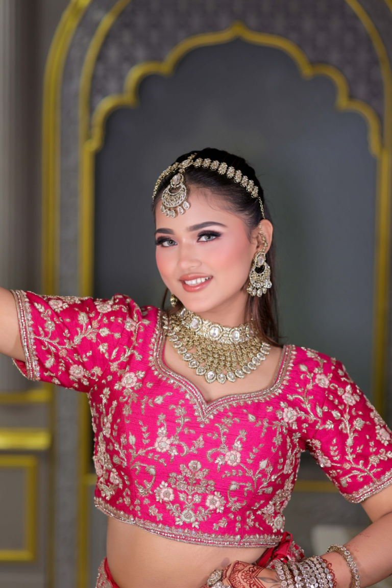 Makeup Artist in Varanasi Beauty island Bridal Makeup in Varanasi 1 768x1153
